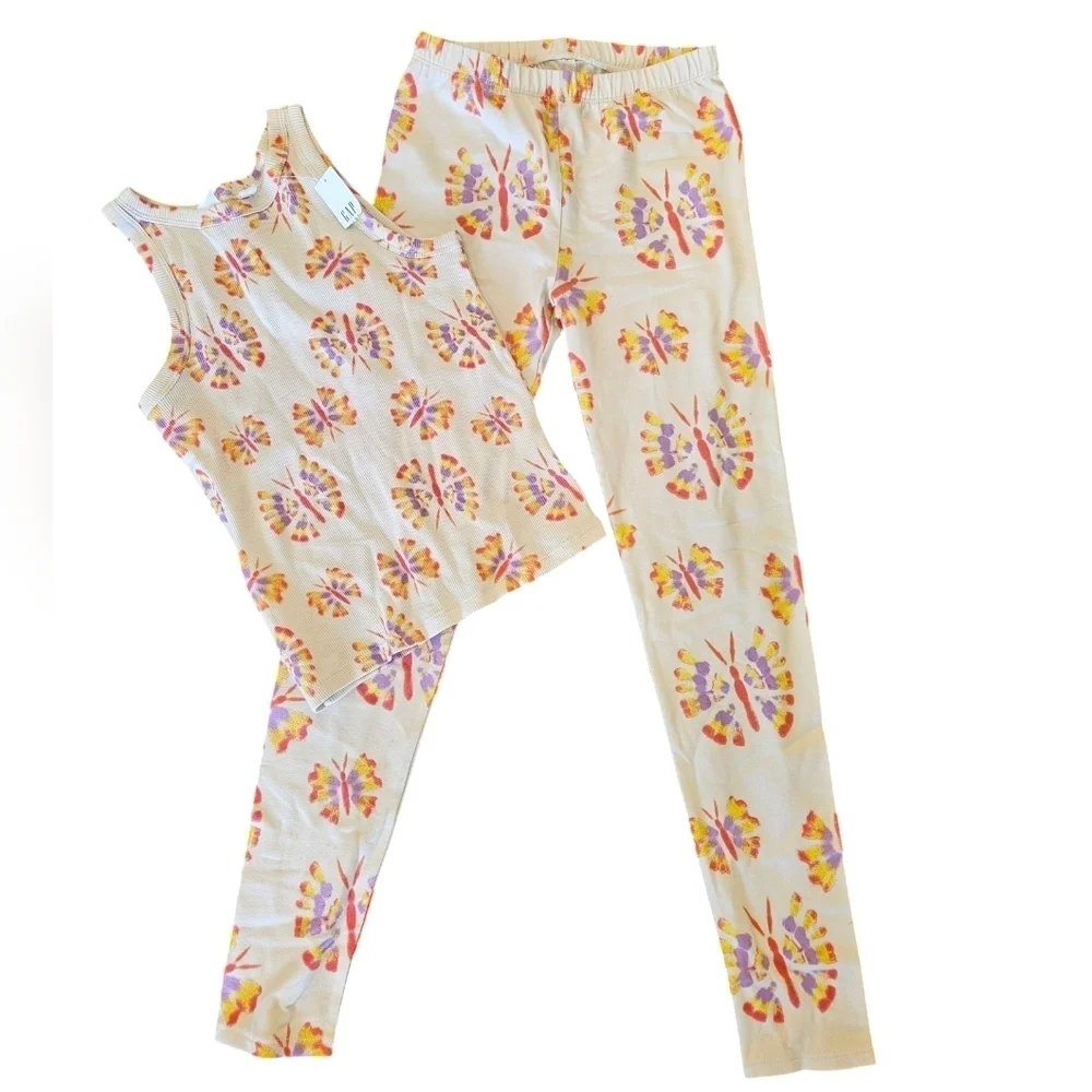 Gap Kids Big Girls Butterfly Multi Pant Set NEW